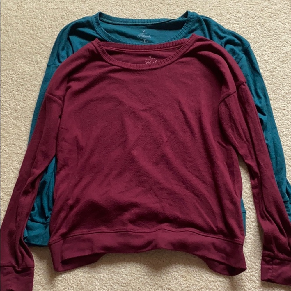 Two American Eagle Vintage Sweaters